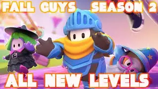 Fall Guys  Season 2 All New Levels | Fall Guys All New Maps Gameplay | Fall Guys Season 2