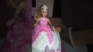 Beautiful 😍 doll cake design tutorial in Bengali|Easy cake decorating ideas 💡|