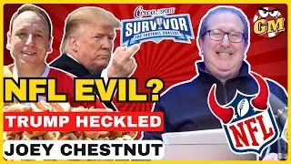 Evil NFL Costs, Trump Vs. Heckler,  and Joey Chestnut Bagel Contest | Ep. 66