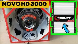 Caixa BOB com Módulo Amplificador Taramps HD3000 - fica bom?