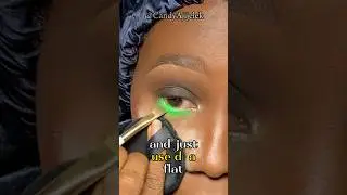 COLORED WATERLINE TUTORIAL Using Neon Pigment #youtubemadeforyou  #makeup #browneyeshadow