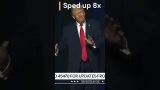 Does Donald Trump not know you can stop a song? He stood around as song played for over 2 minutes.