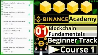 Binance Academy Course 1: Blockchain Fundamentals || Quiz Answers || Beginner Track