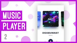 How to animate a Music Player with HTML and CSS | Anime.js Web Animation Tutorial