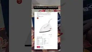 Unboxing Bajaj DX-6 Dry Iron ⚡ | Cool Touch & German Coating Tech! Best under ₹699 #UnboxQueenShorts