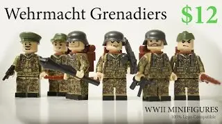 Lego WW2 German Army Wehrmacht Grenadier Soldiers - Review Великая отечественная война