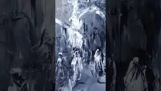 كيف ترسم مدينه علي طريقه الفن المعاصر .modern Art
