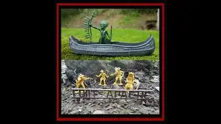Antique Store Picking - Vintage Plastic Figures - Marietta Ohio - Marx Toys - Army Men - Toys -