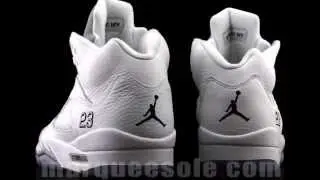 Air Jordan 5 White/Metallic Silver 2015 Remastered