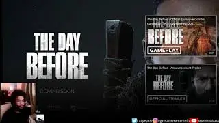 The Day Before: Exclusive Official Gameplay Trailer (Reaction)