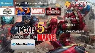 TOP 5 JUEGOS PARA PPSSPP DE HEORES DE MARVEL - #tagalcally #ppsspp