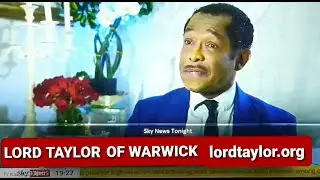 Lord Taylor of Warwick on Sky News - Tribute to Sidney Poitier