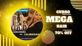 CURSO DE MEGA HAIR ON-LINE,Luciana Alvarez, cabelos longos e belos, trabalhe em casa, renda extra