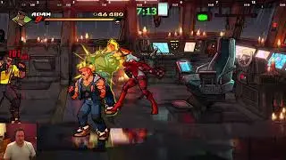 Streets of Rage 4 V8 ADAM EASY SPEEDRUN WORLD RECORD! 32:44