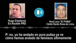 llamada ex alcalde de Cortazar, Hugo Estefan&iacute;a y 