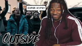 AMERICAN REACTS TO SMILEZ x YOUNGIZ - OUTSIDE (Music Video) (IRISH RAP REACTION) [TURN UP!!!]