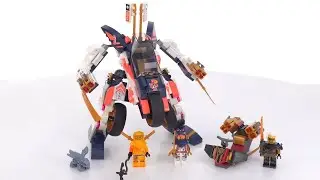 Обзор робота-трансформера LEGO Ninjago Sora's Bike Racer! Акира + Макросс / Роботек + Коралл = 🥳