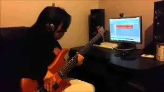 (bass cover )Merengue Sergio Vargas Delirio