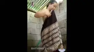 Videshi Bhabhi bathing ।  #bhabhi #bathing 