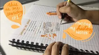 rewriting my history notes! 🗺 (satisfying af!)