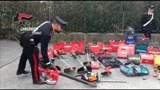 A Mathi Carabinieri sequestrano materiale rubato