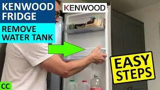 Kenwood American Style Fridge Freezer How to remove the Water Tank for Cleaning and refit Water Tank