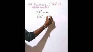 Factorize 3 💯😍 #factorize #factors  #සාධක #SL MathDoc