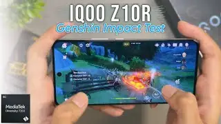 iQOO Z10R Mediatek Dimensity 7360 Turbo Genshin Impact Gaming Test