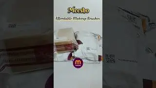 Affordable Makeup Brushes 🫰🥰 | Meesho Finds | Meesho Haul | Makeup Brushes | Random Finds