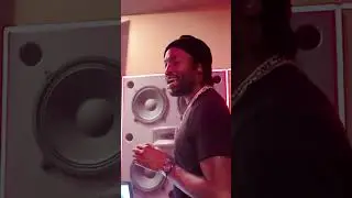 Meek mill working on his project 10.22.24 in the studio!!!!