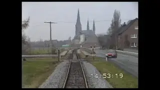 DGEG Fahrt auf der Westfälischen Landeseisenbahn von Neubeckum nach Warstein Belecke 07.12.1991