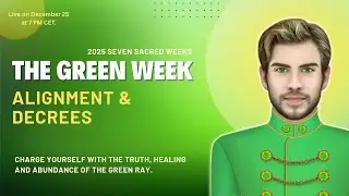 The Green Week of the 2025 Seven Sacred Weeks – Green Ray – Master Hilarion. 🎄Christmas Service.