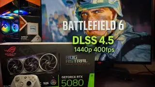 Battlefield 6 with DLSS 4.5 at 1440p 