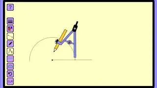 How to construct 30 degree angle.