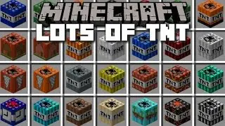 Minecraft TOO MUCH TNT MOD / GOD TNT's, DYNAMITE AND FIREWORKS!! Minecraft