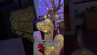 Reindeer with sled motif lights introduction #Hoyechi