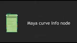 maya curveInfo node