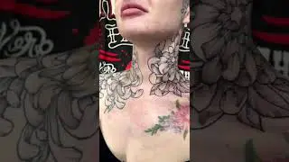🌸 Awesome Neck Peony Tattoos By Benbillerstattoos #tattuba #tattoo #tattooartist #inked #flowers