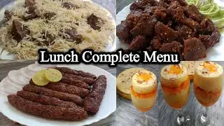 Complete Lunch Dawat Menu by Chef Taf Kitchen