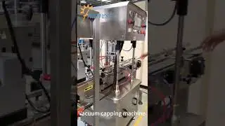 Vacuum Capping Machine for Glass Jar ,Automatic Vacuum Capper Machine, Glass bottle Vacuum Screw Cap