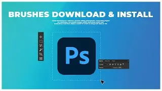 How To Download & Install Brushes For Photoshop | Design 707 | in Hindi / Urdu
