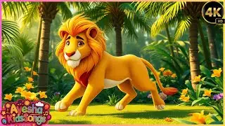 Lion Enjoy Cake Delivery Song For Kids | Ayesha KidsSongs