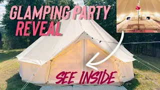 Glamorous Glamping Party Decor Ideas and Tips!  Chic Under the Stars  ⭐️  ✨