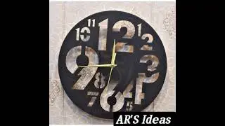 wooden wall clock in cheap price #shophopepk92 #arsideas #sitara