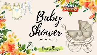 Sims Freeplay || Sims Freeplay Baby Shower || AR (Augmented Reality) short story 🤰🏼
