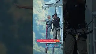 'Let her fly': 82-year-old woman takes plunge at India&rsquo;s highest bungee jump in Rishikesh