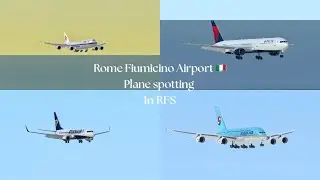 Rome Fiumicino Airport Plane Spotting in RFS 🇮🇹