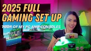 My ✨2025✨ Gaming Setup Tour | White RGB Aesthetic🎮