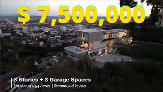 Los Angeles Home priced at $7,500,000 offers an iconic panoramic view of the heart of the City