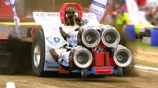 CRAZY Tractor Pulling Builds - 8000hp Helicopter Turbines, Airplane and Tank Engines, V12 Diesel ...